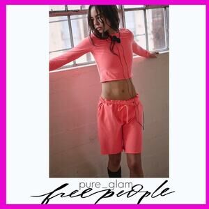 Free People matching set shorts and top
